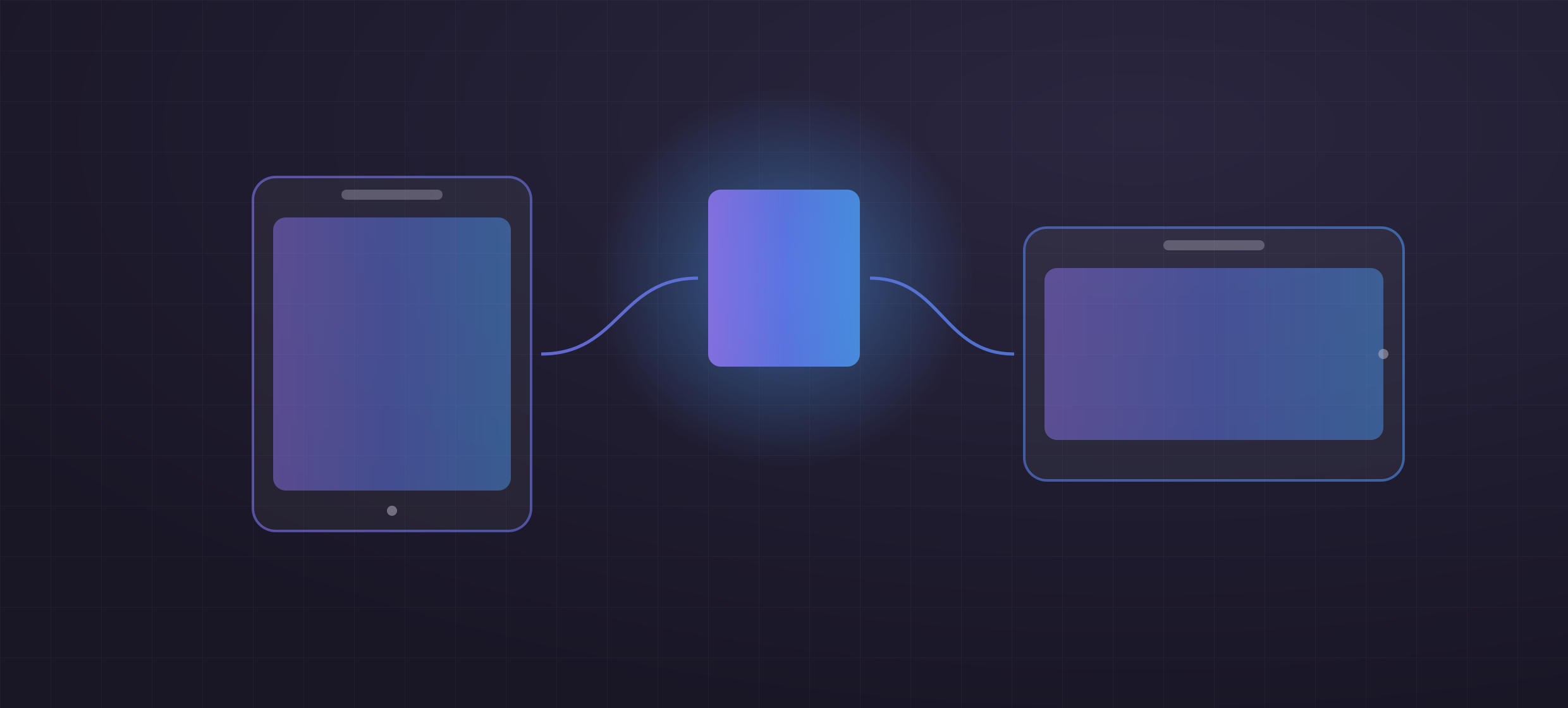 The check-in app is one web page and two wrappers
